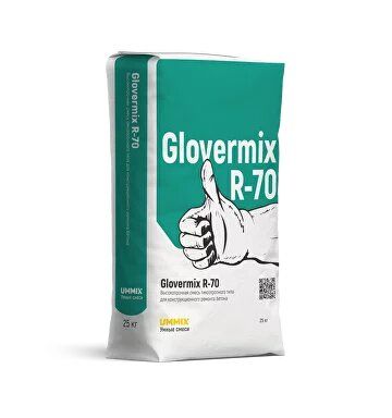 Безусадочный ремонтный состав тиксотропного типа Glovermix R-70